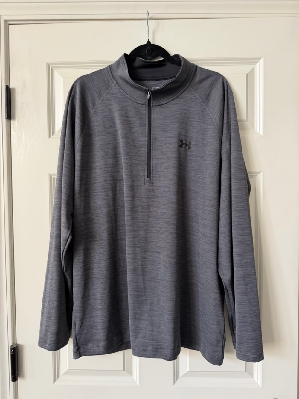 Under Armour Men's Dark Gray Quarter-Zip Performance Pullover Size XXL